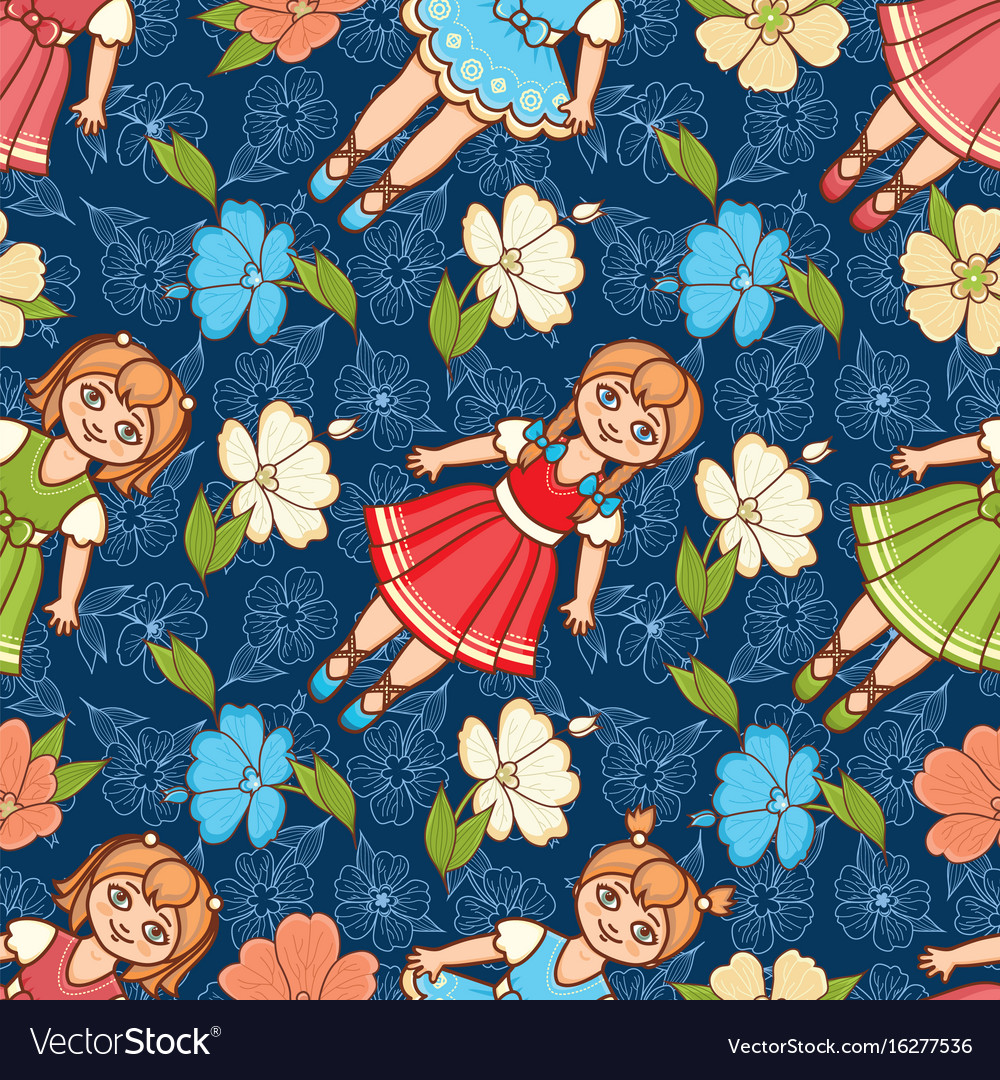 Kid toy seamless pattern design element