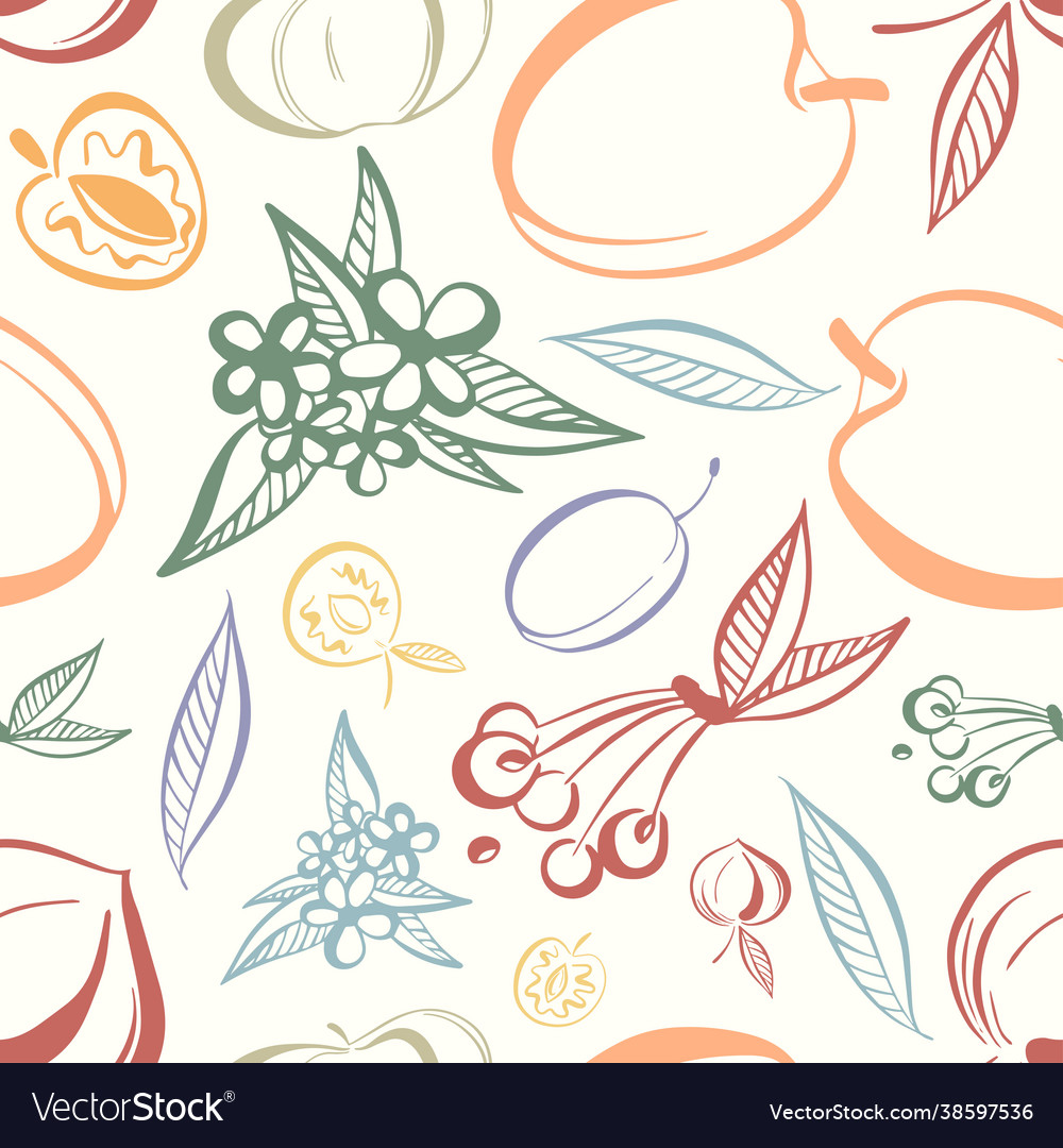 Modern seamless colorful pattern abstract vector image Modern seamless colorful pattern abstract