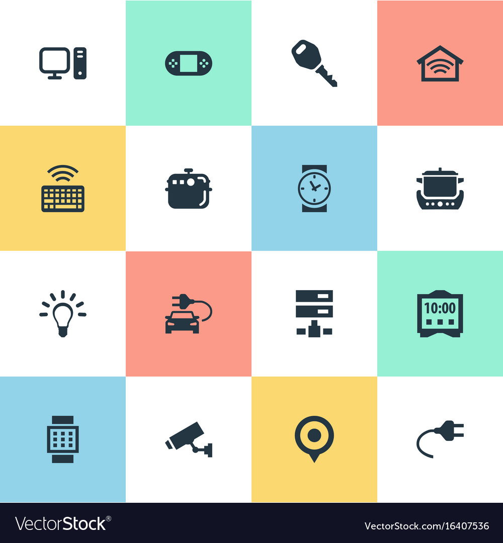 Set of simple web icons
