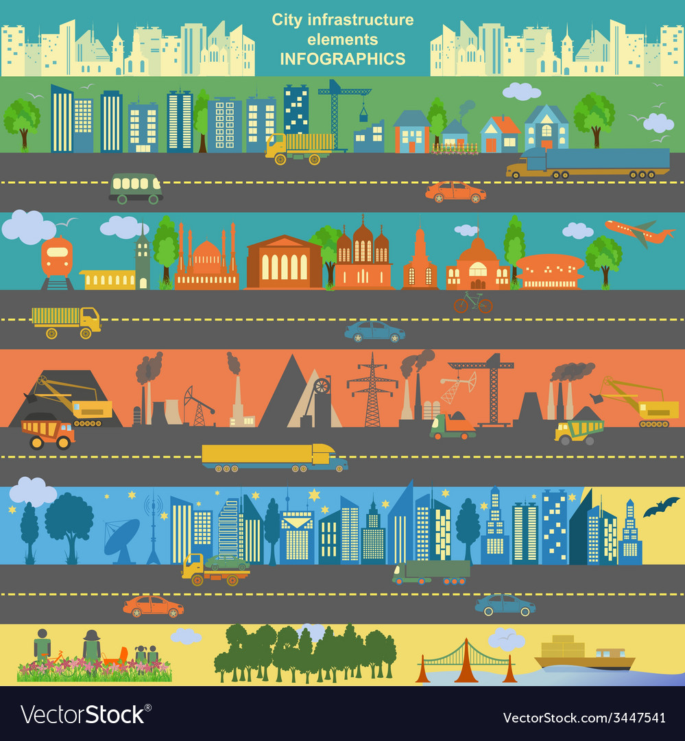 City Elements - Modern Cityscape Icons