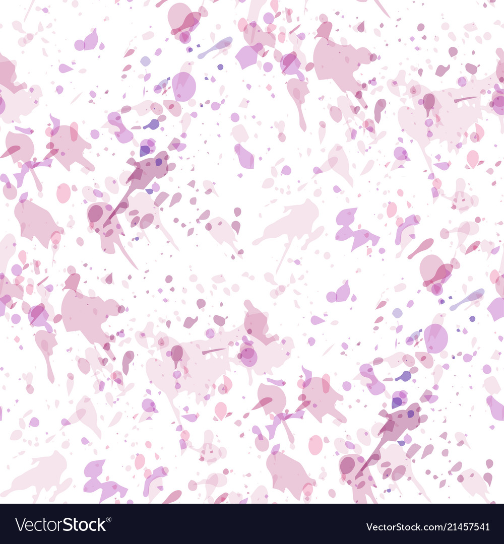 Watercolor seamless pattern with paint splashes Vector Image Watercolor seamless pattern with paint splashes