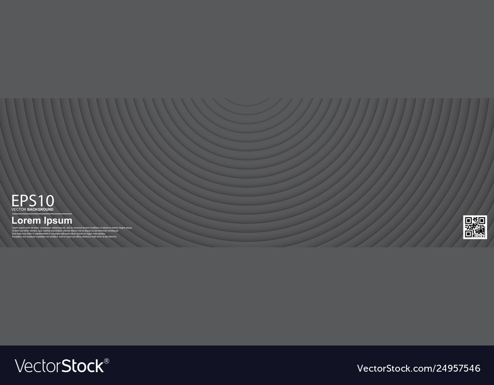 Abstract gradient dark gray color circle vector image Abstract gradient dark gray color circle