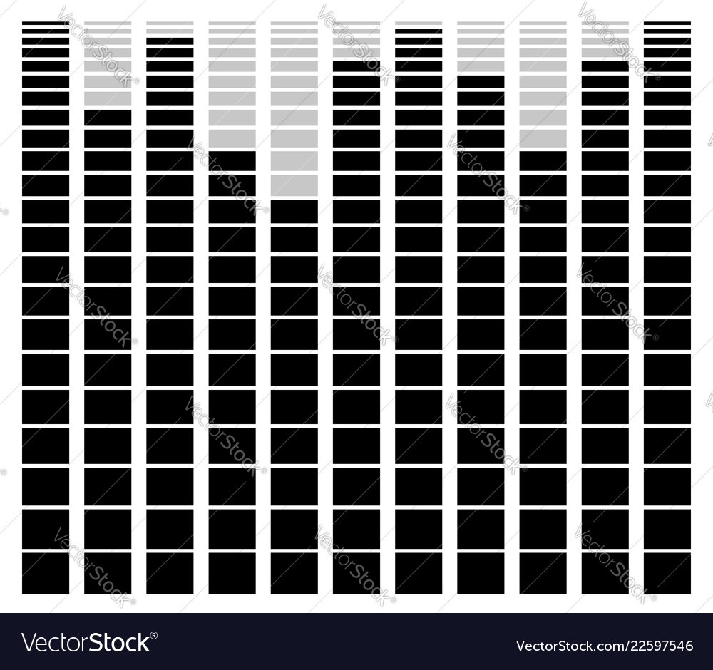 Eq equalizer element for music related design vector image Eq equalizer element for music related design
