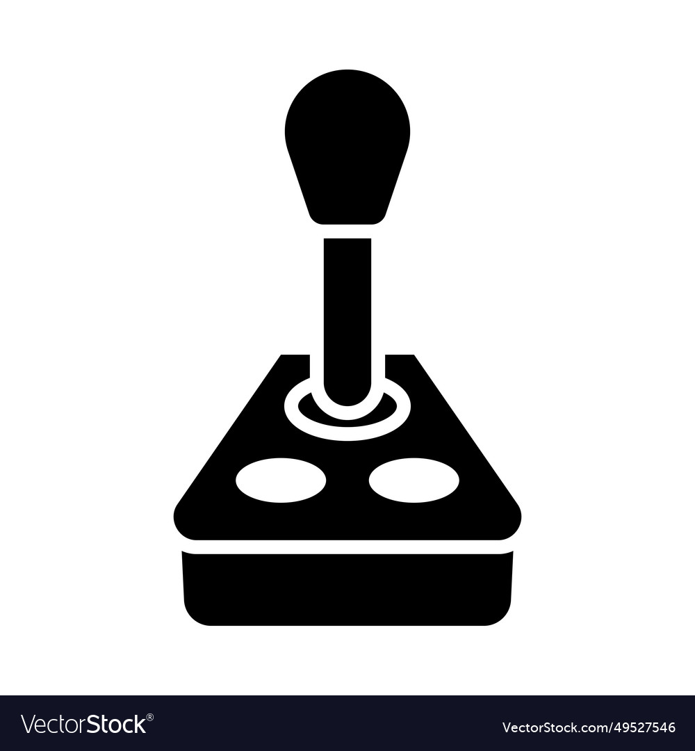 Joystick-Glyph-Symbol für persönliche und kommerzielle