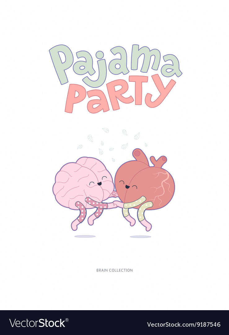 Pajama party poster