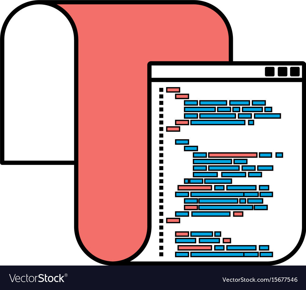 Silhouette color sections of programming window