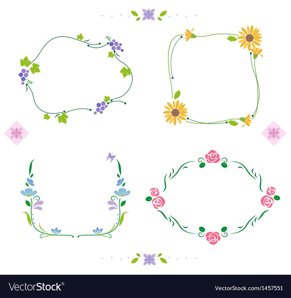 Lovely frame Royalty Free Vector Image - VectorStock