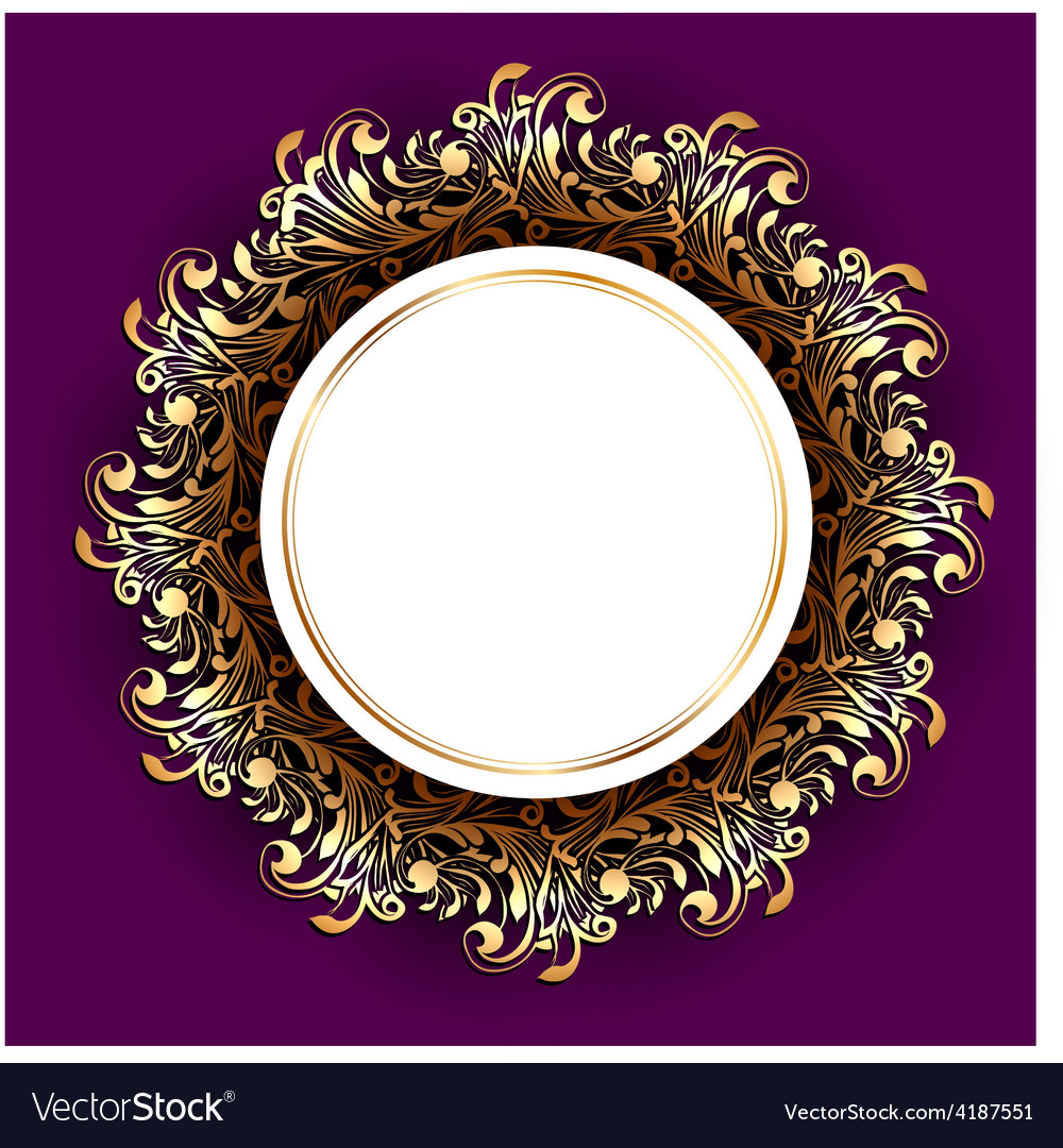 Round Frame Royalty Free Vector Image - VectorStock