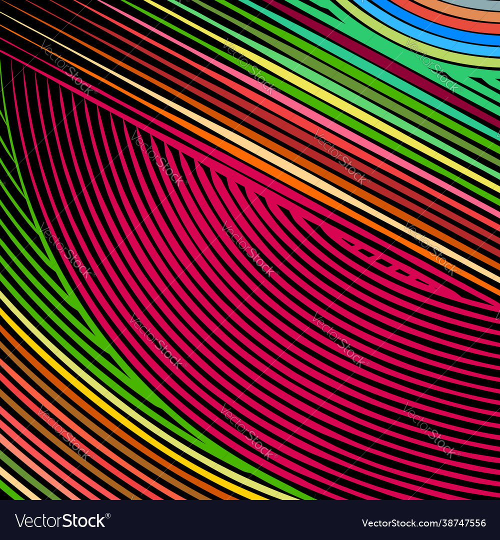 Abstract background with colorful lines Vector Image Abstract background with colorful lines
