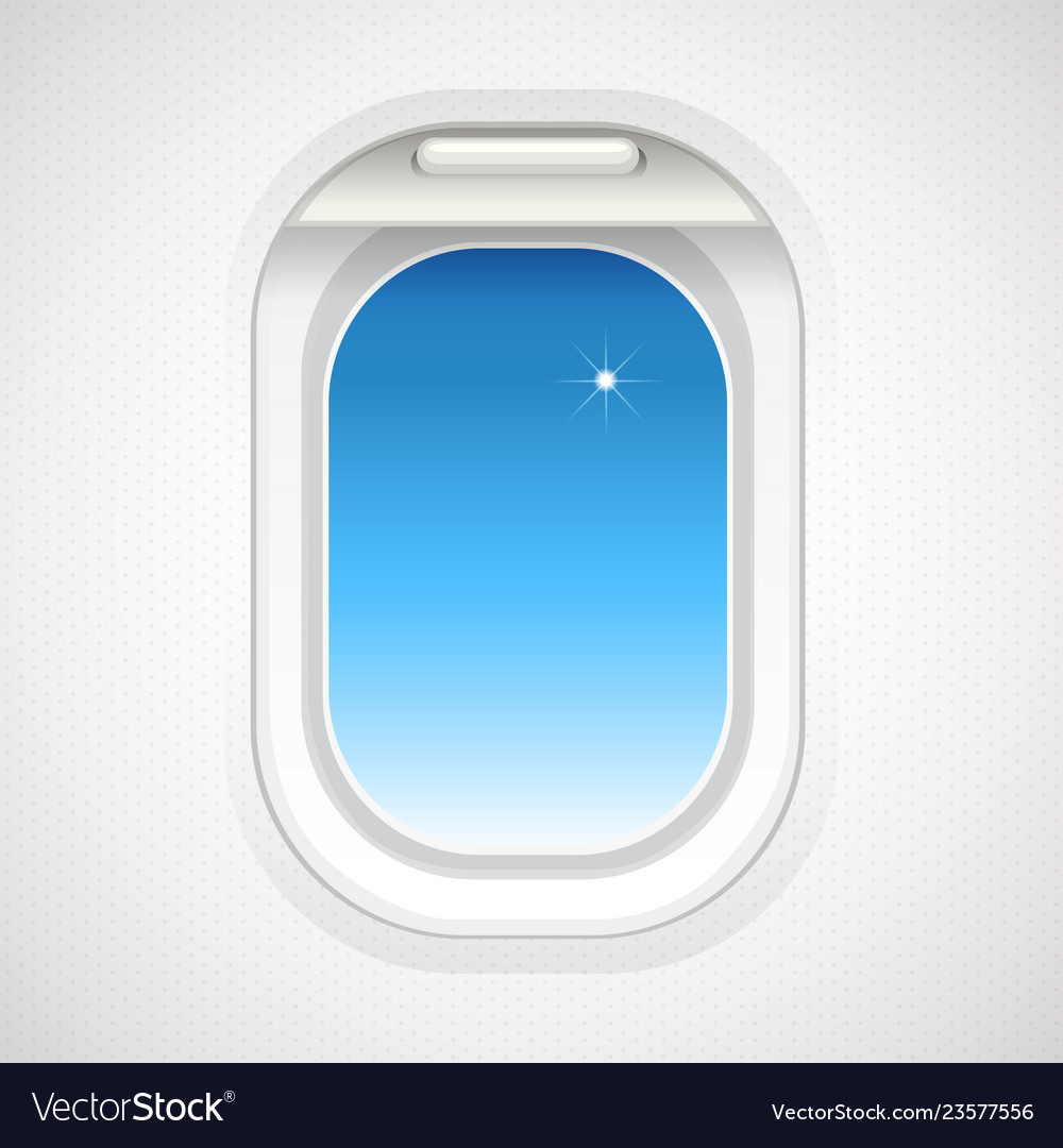 Airplane Window View
