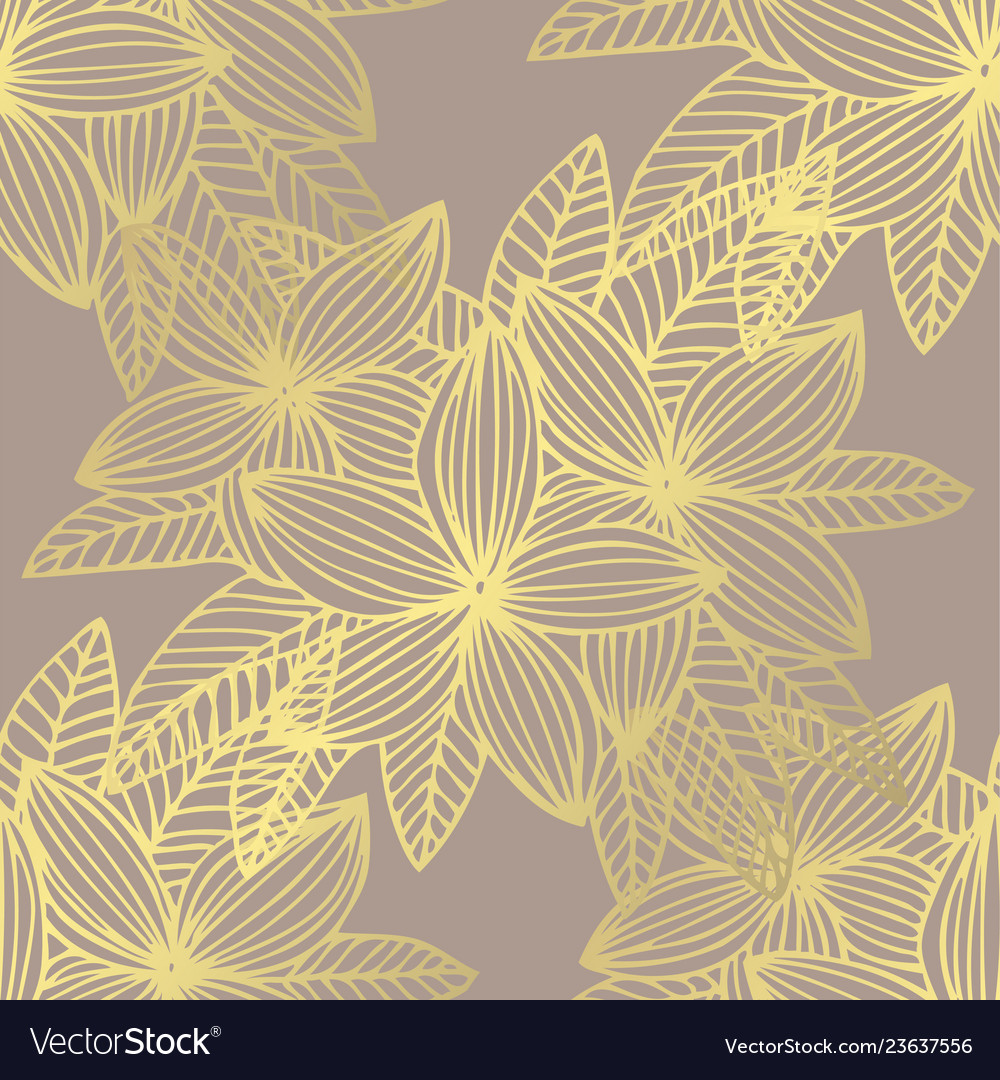 Golden seamless pattern