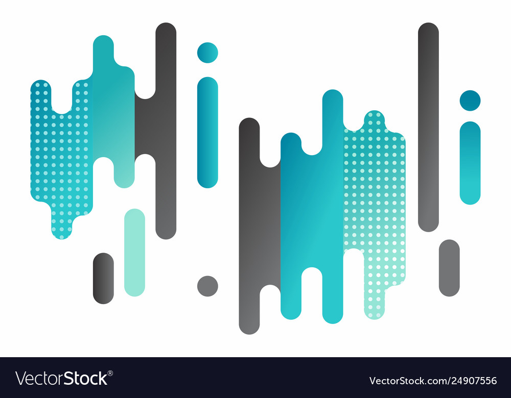Modern style abstraction with composition made