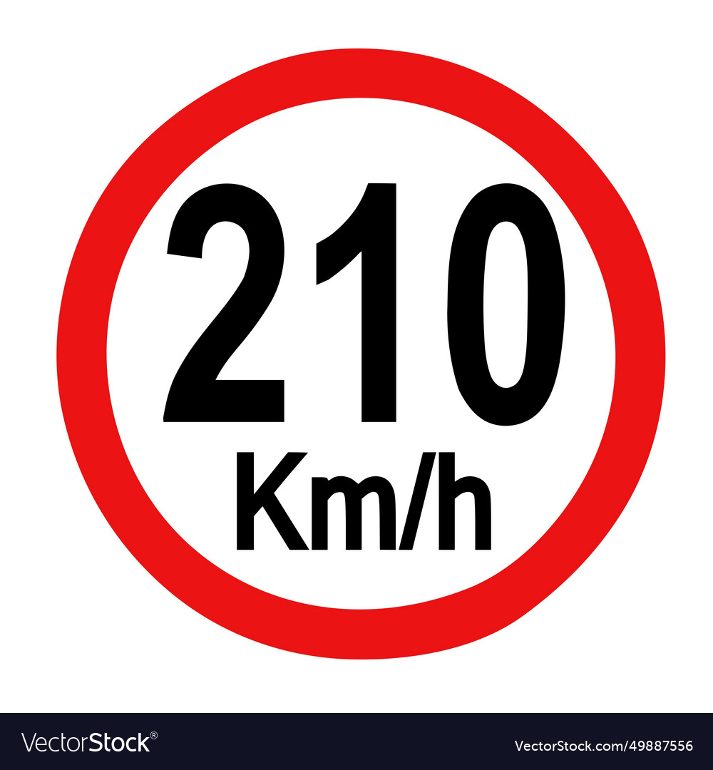 Speed limit 210 image