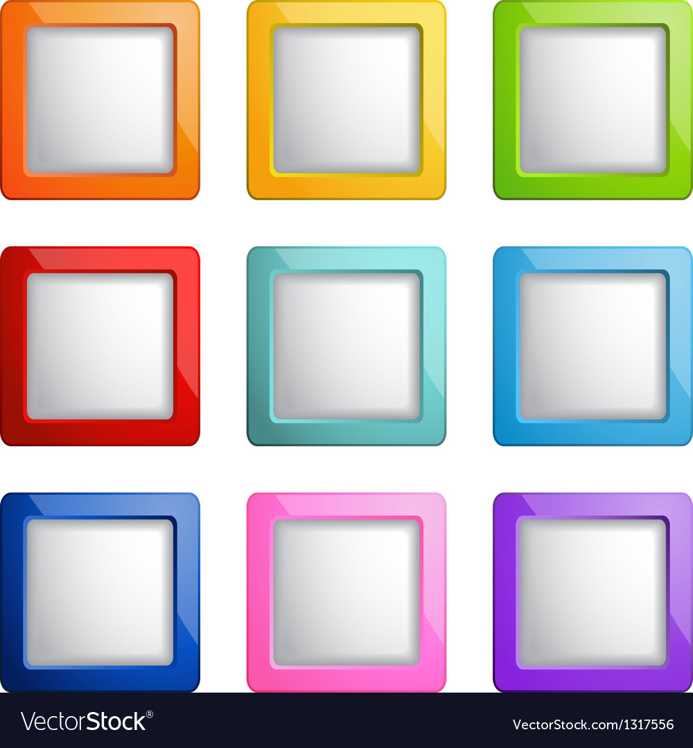 Square Button Collection