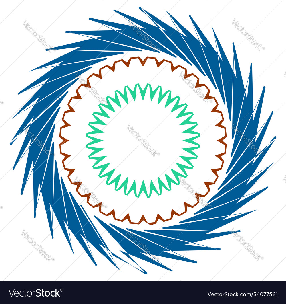 Abstract random geometry shape generative art Vector Image Abstract random geometry shape generative art