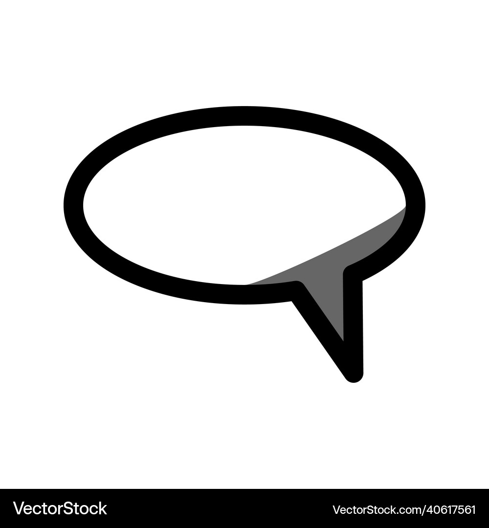 Bubble speech Royalty Free Vector Image - VectorStock