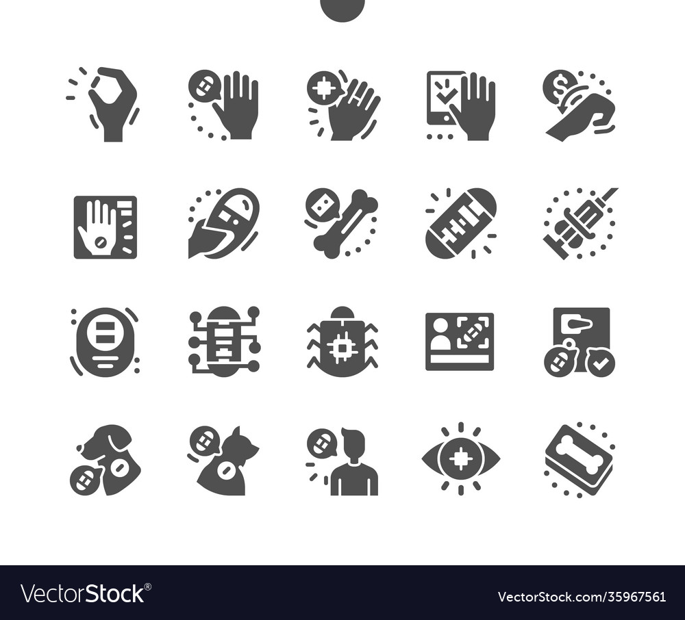 Chipping microchip control identification Vector Image Chipping microchip control identification