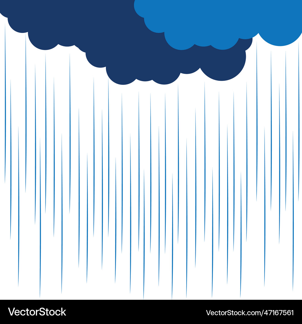 Cloud and rain icon design Royalty Free Vector Image