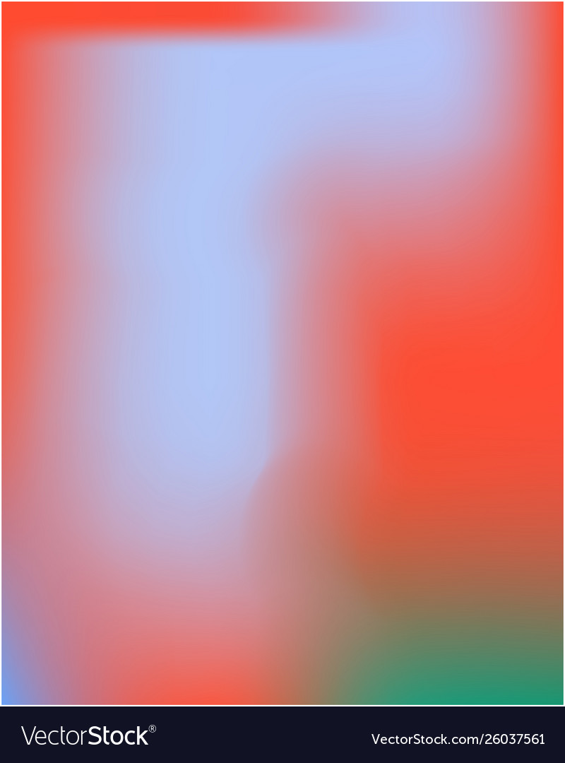 Gradient mesh painted in different colors