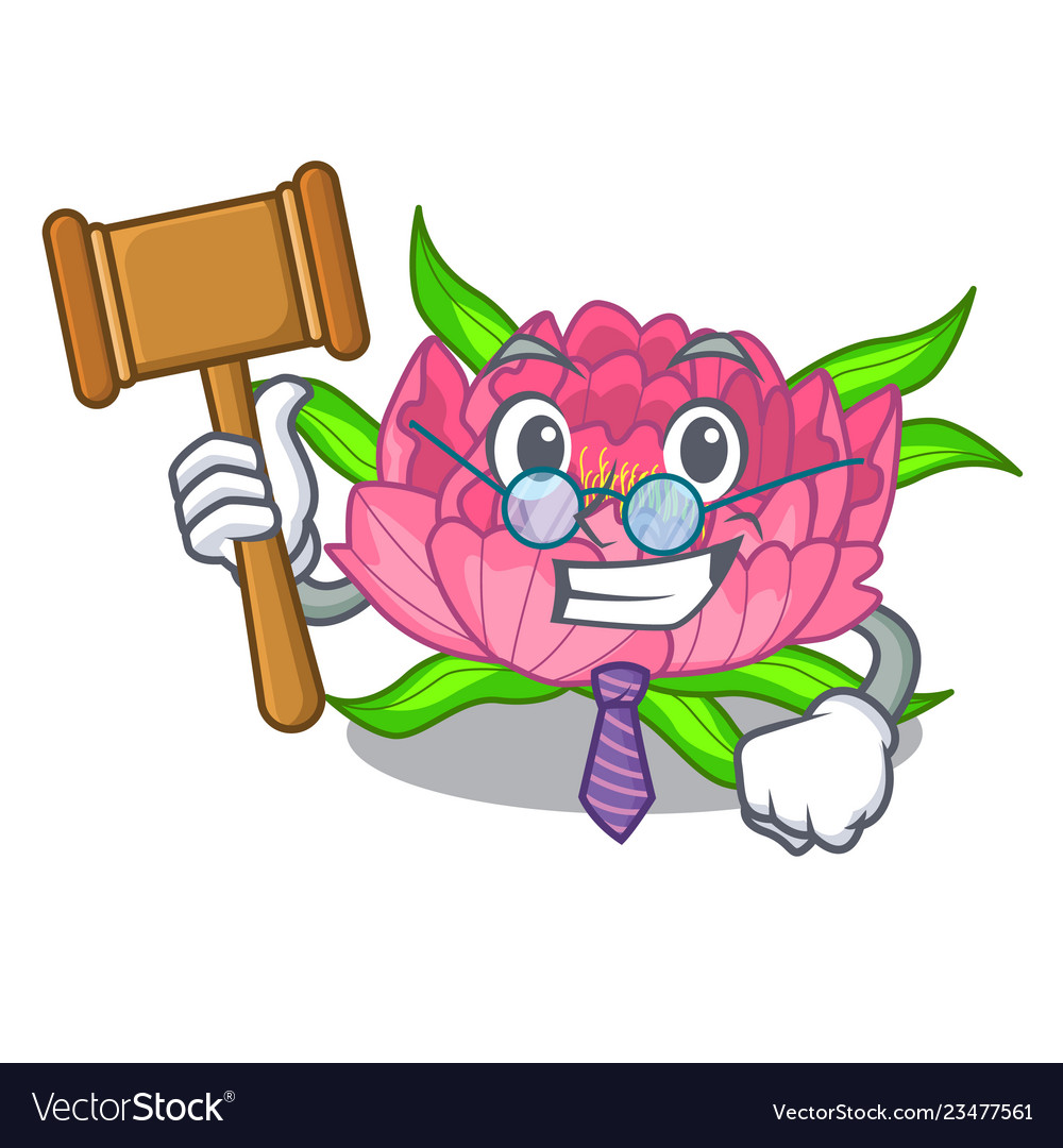 Judge peony flower grow in mascot stems