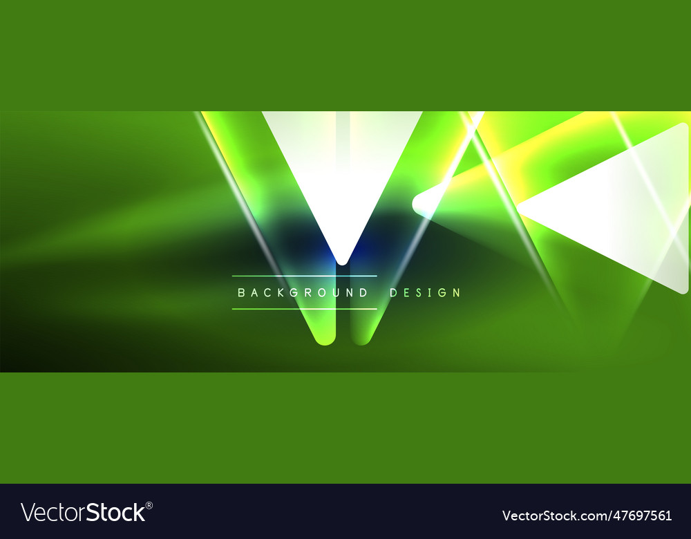 Neon lights hacking geometric background virtual vector image Neon lights hacking geometric background virtual
