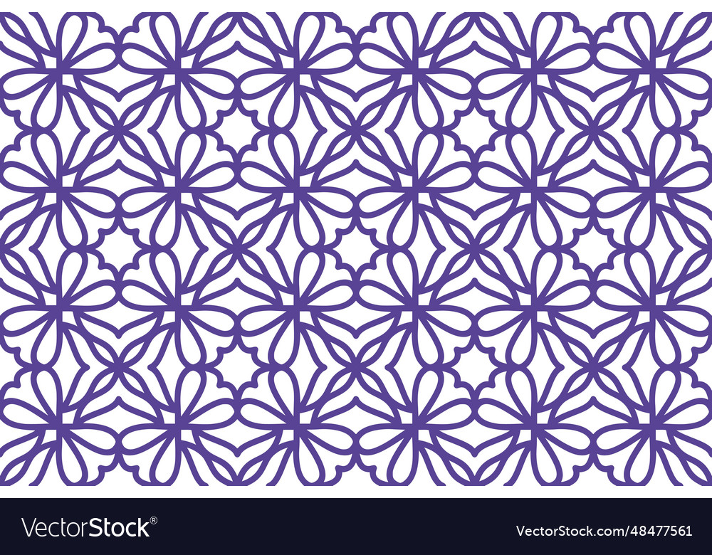 Seamless abstract geometric shape pattern vector image Seamless abstract geometric shape pattern