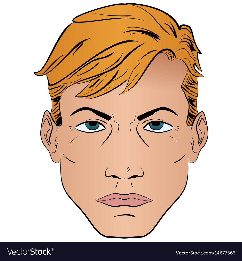 A man in pop art style pattern