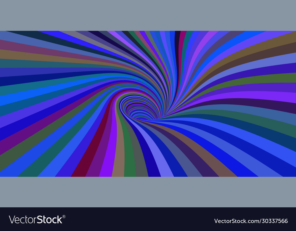Abstract striped background with tunnel colorful