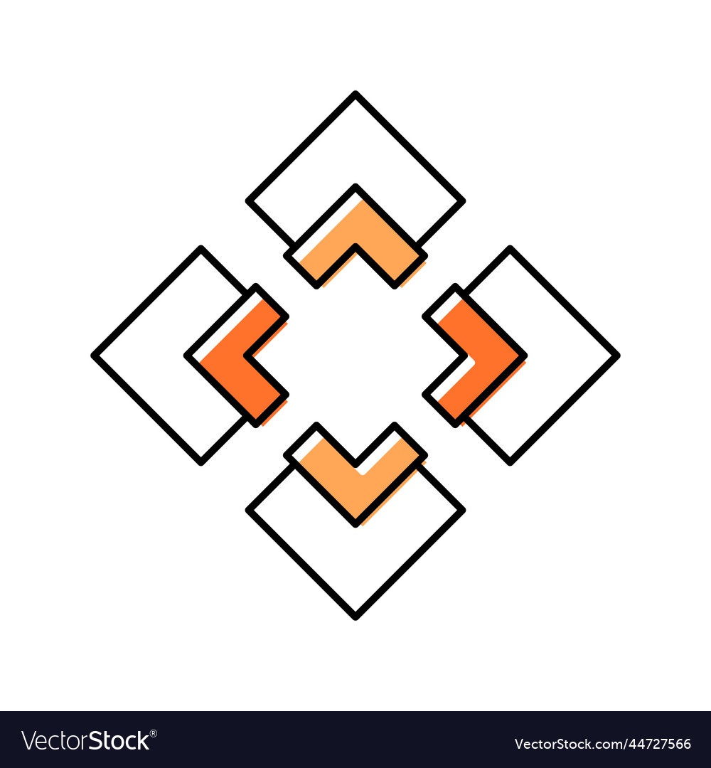 App ui arrow color icon