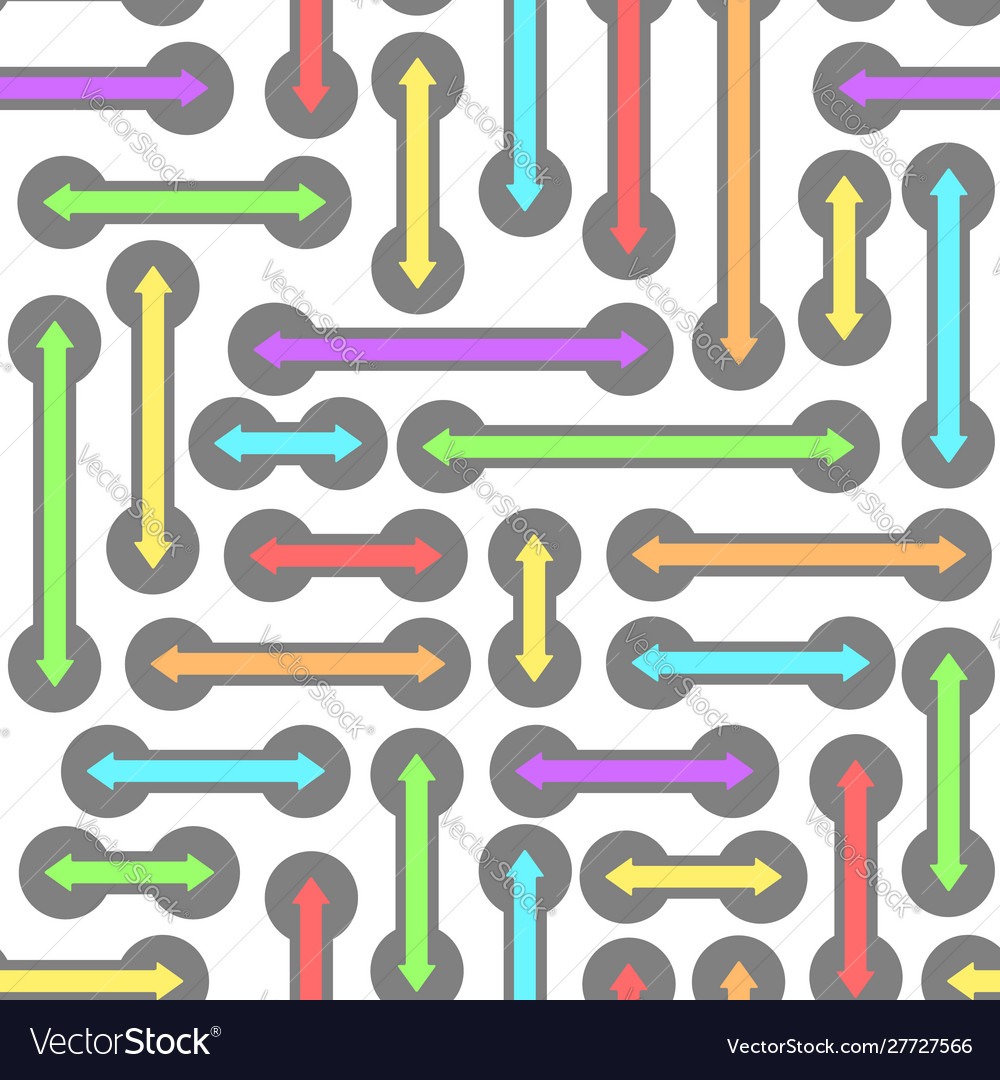 Arrow circuit bridges pattern tile