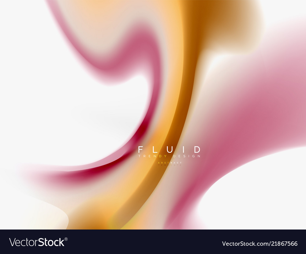 Background abstract color flow liquid design Vector Image Background abstract color flow liquid design