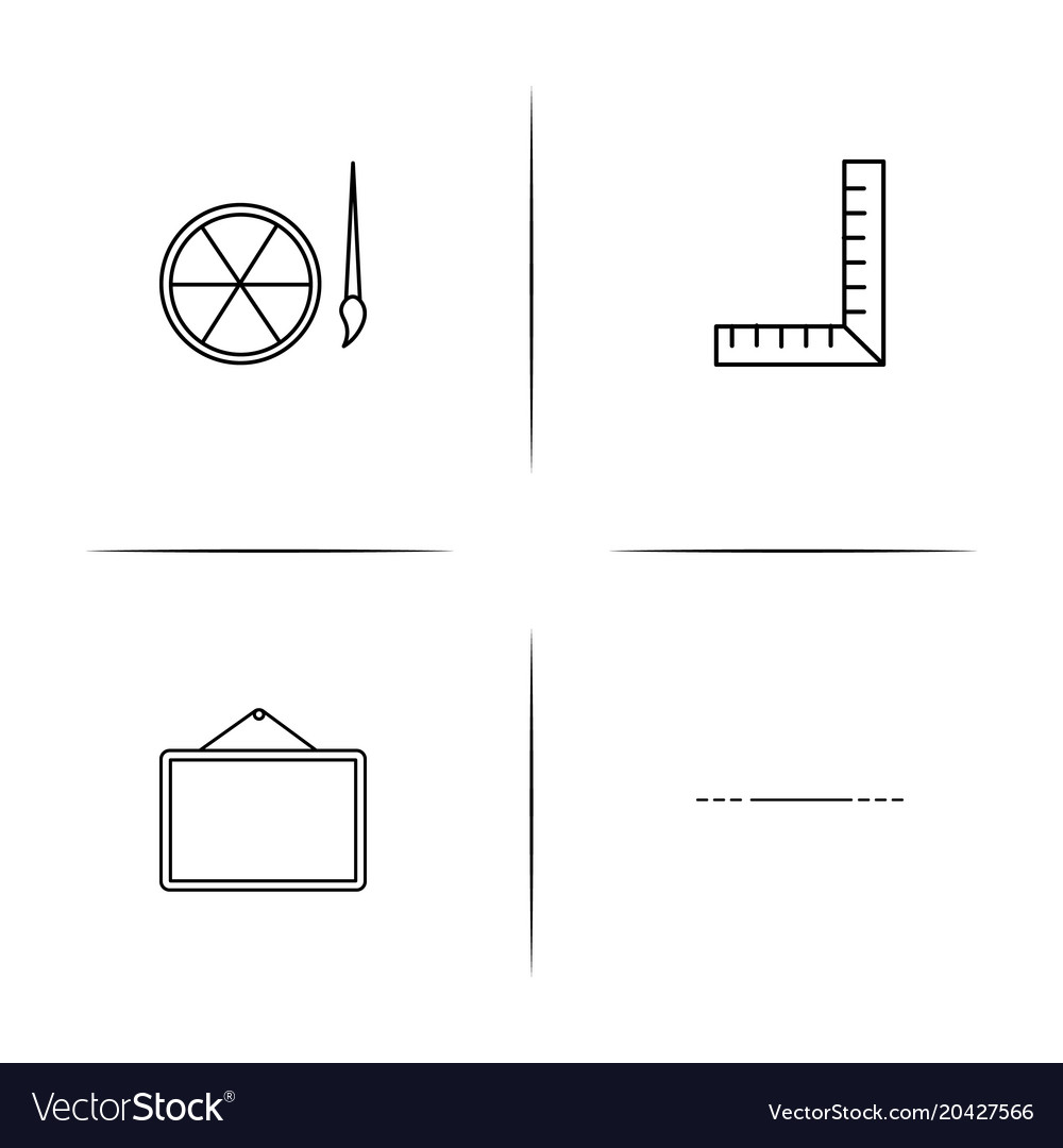 Creative process and design simple linear icon