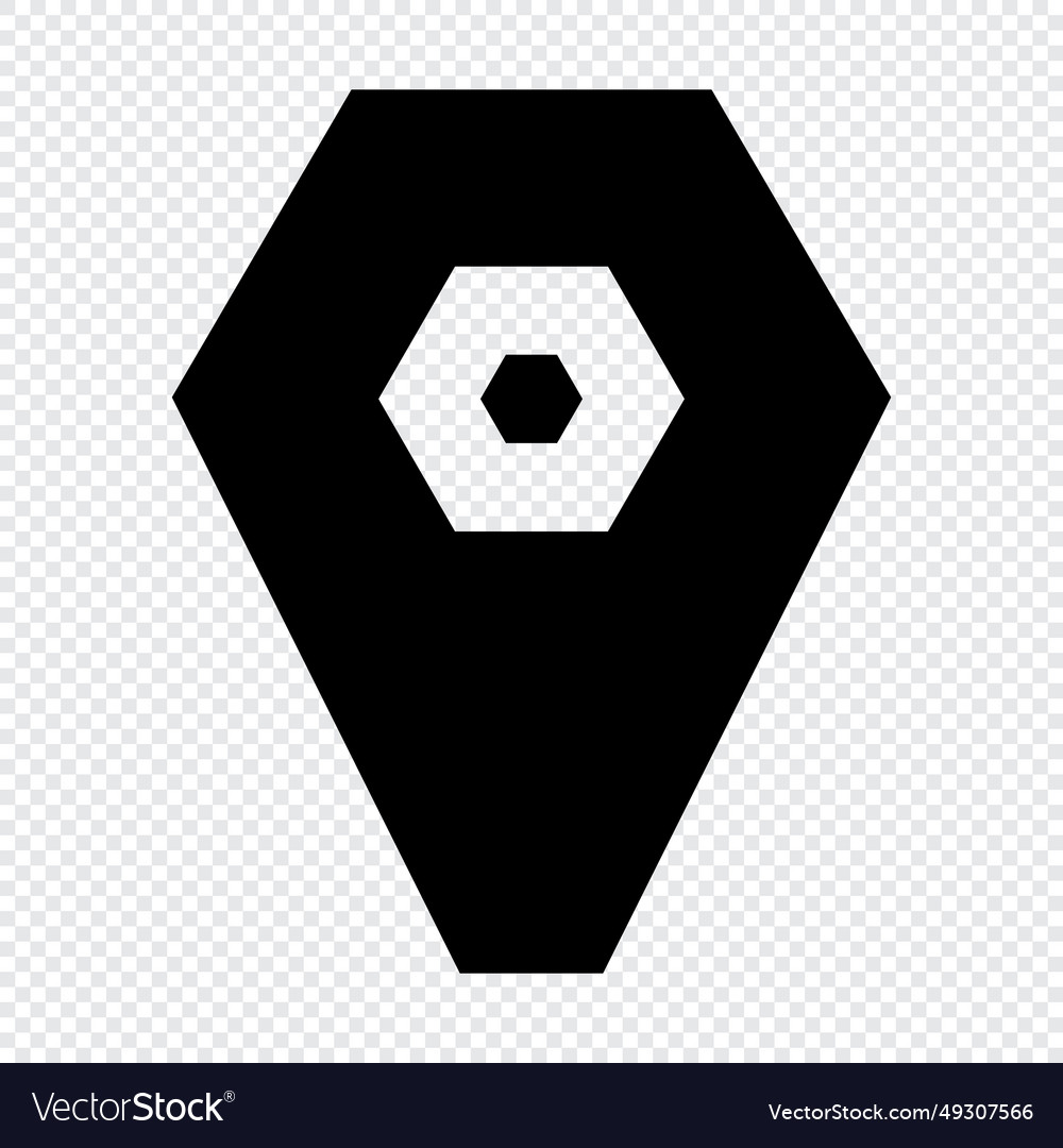 Location icon suitable for website ui design vector image Location icon suitable for website ui design