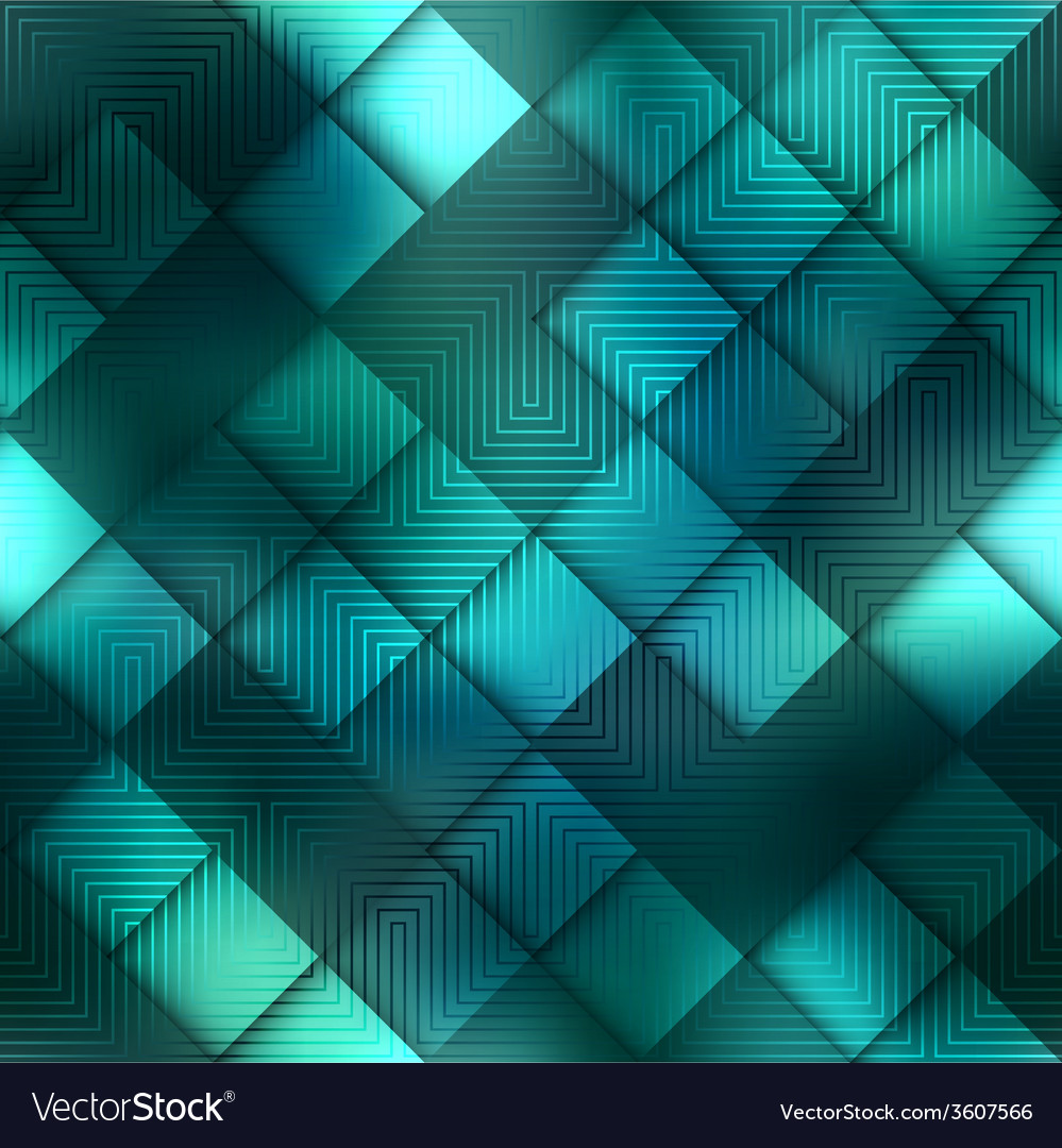 Matrix geometric pattern on green background