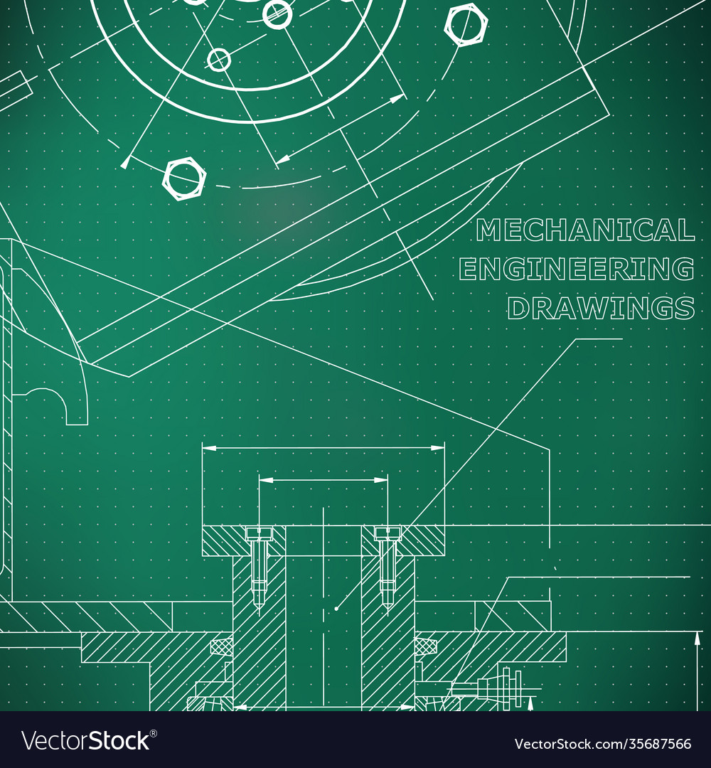 Mechanics technical design engineering style Vector Image Mechanics technical design engineering style