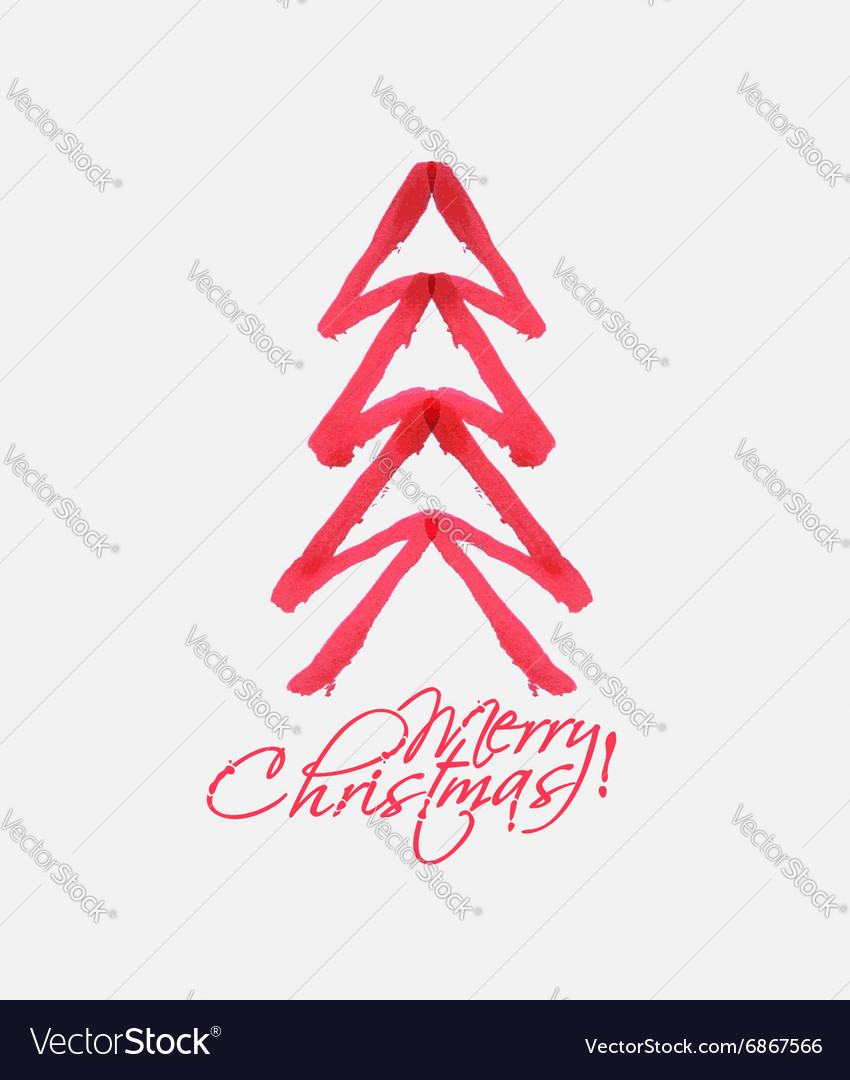 Modern abstract christmas tree background