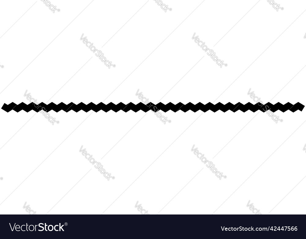 Wavy zig-zag lines stripes element
