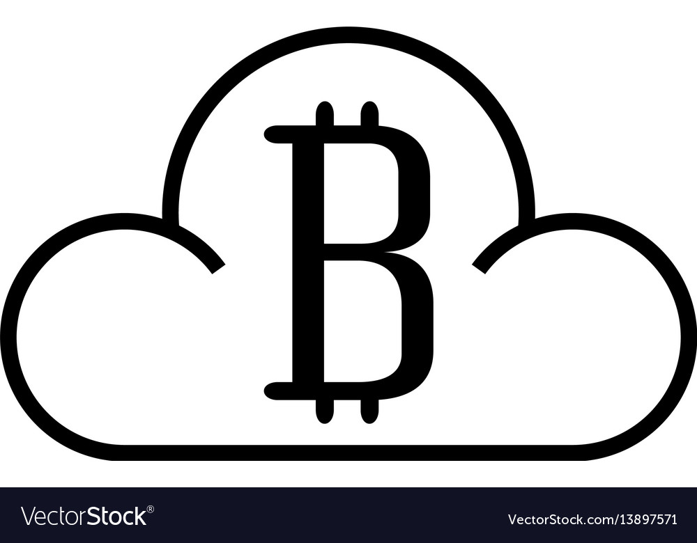 Cloud computing isolated icon