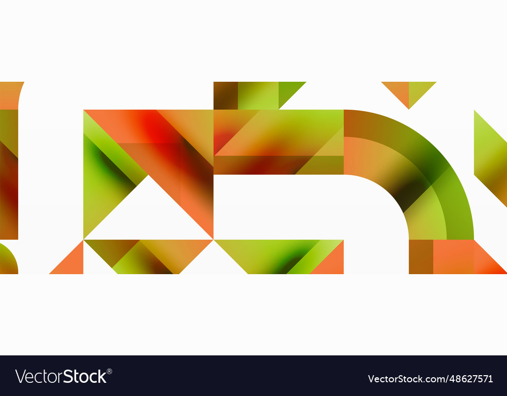 Glossy circle square triangle shapes minimalist