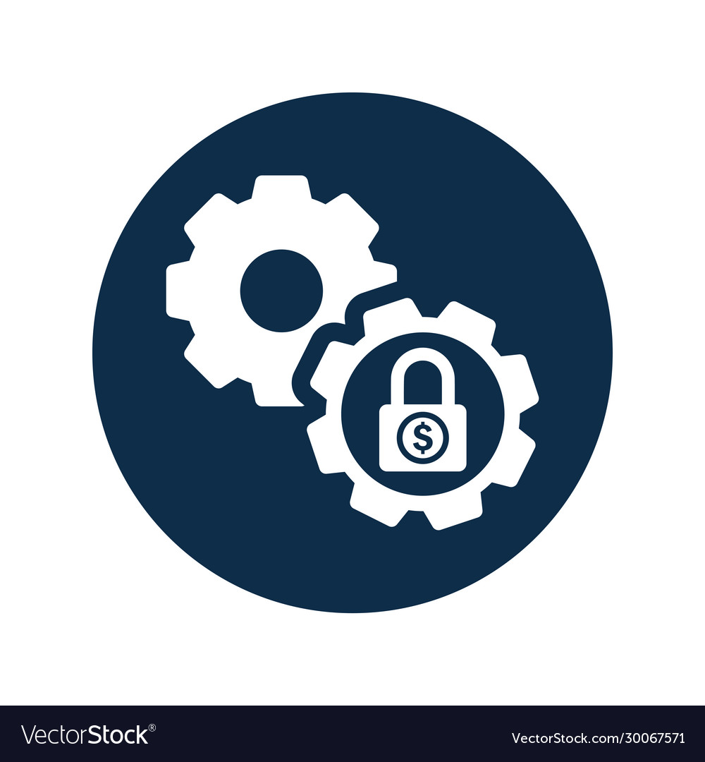 Lock security setting icon