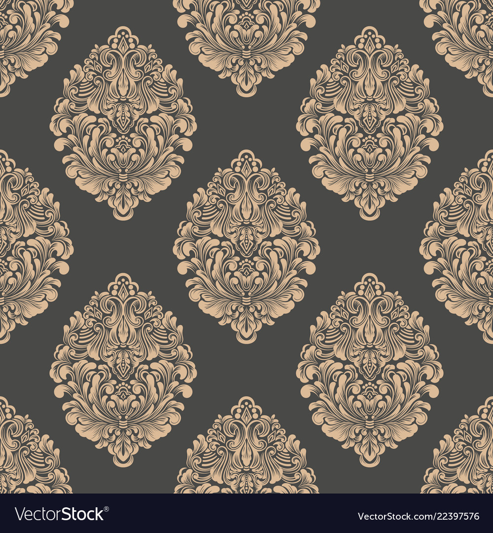 Damask Pattern Background