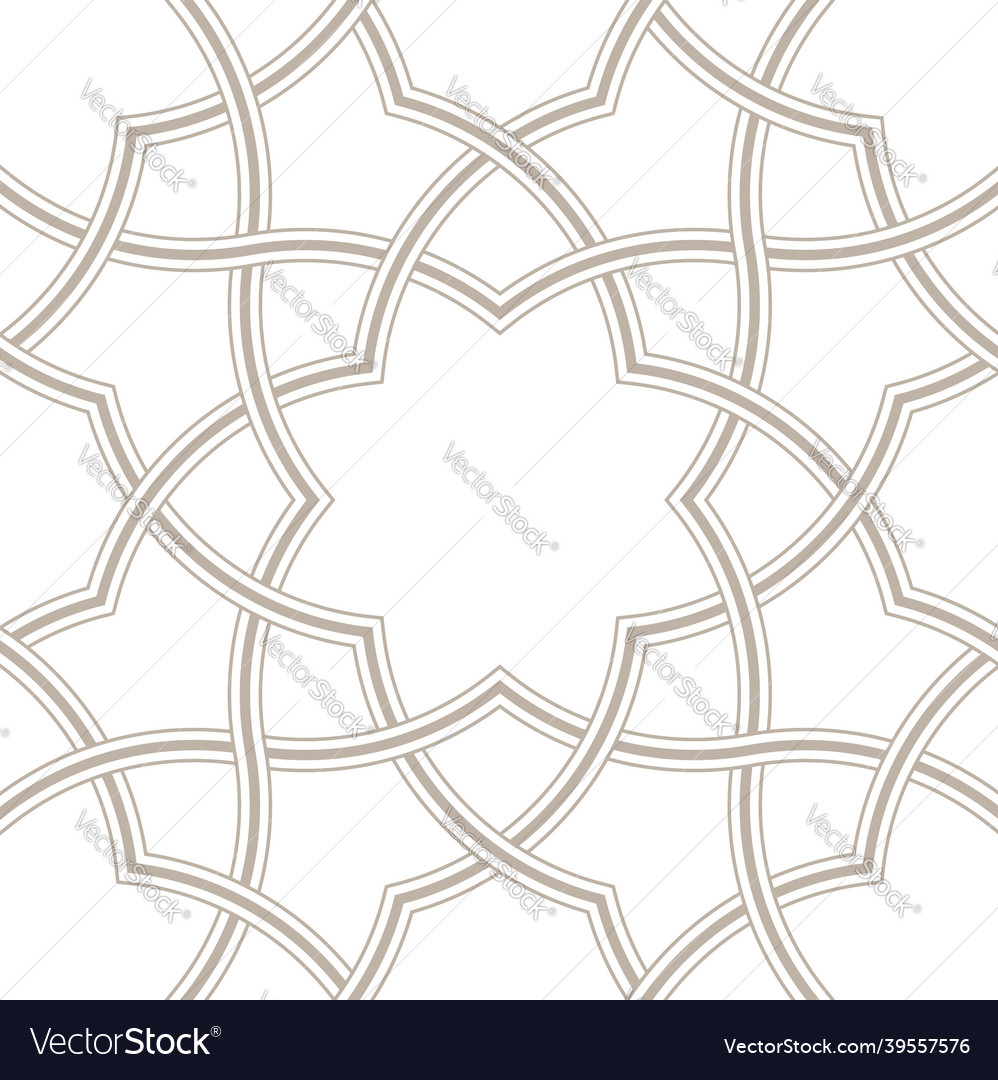 Geometric pattern with light grey background vector image Geometric pattern with light grey background