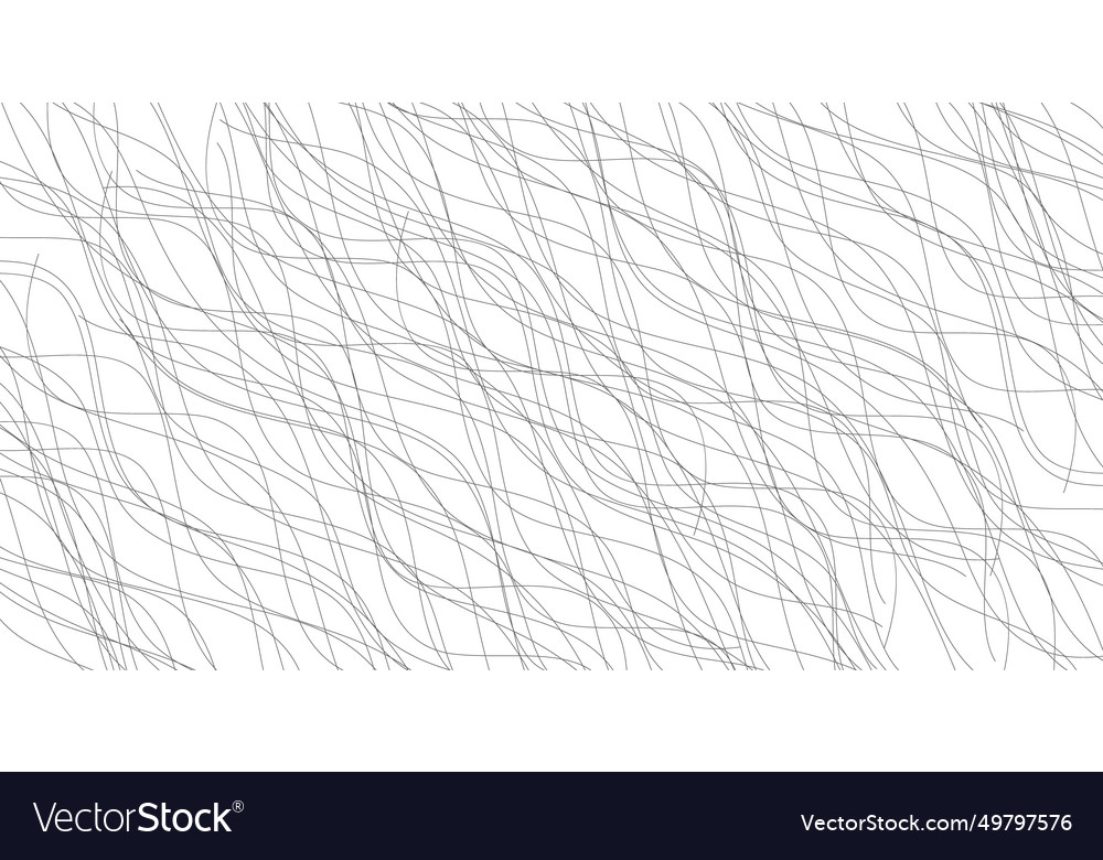Hand drawn lines abstract pattern wave simple Vector Image Hand drawn lines abstract pattern wave simple