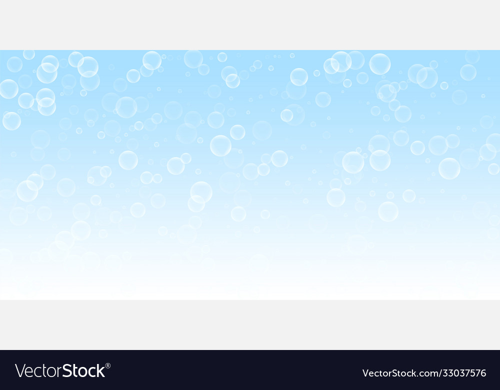 Random soap bubbles abstract background blowing b