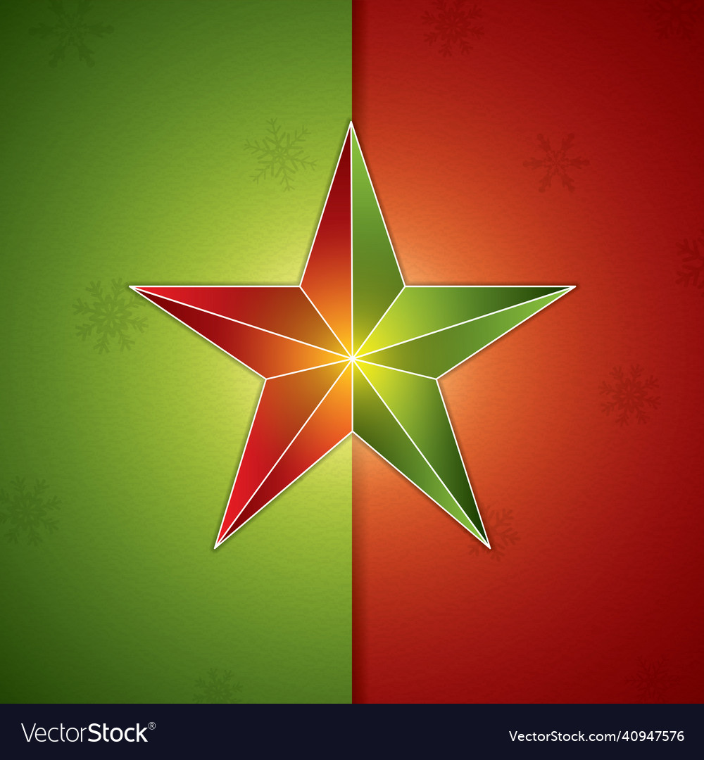 retro christmas star