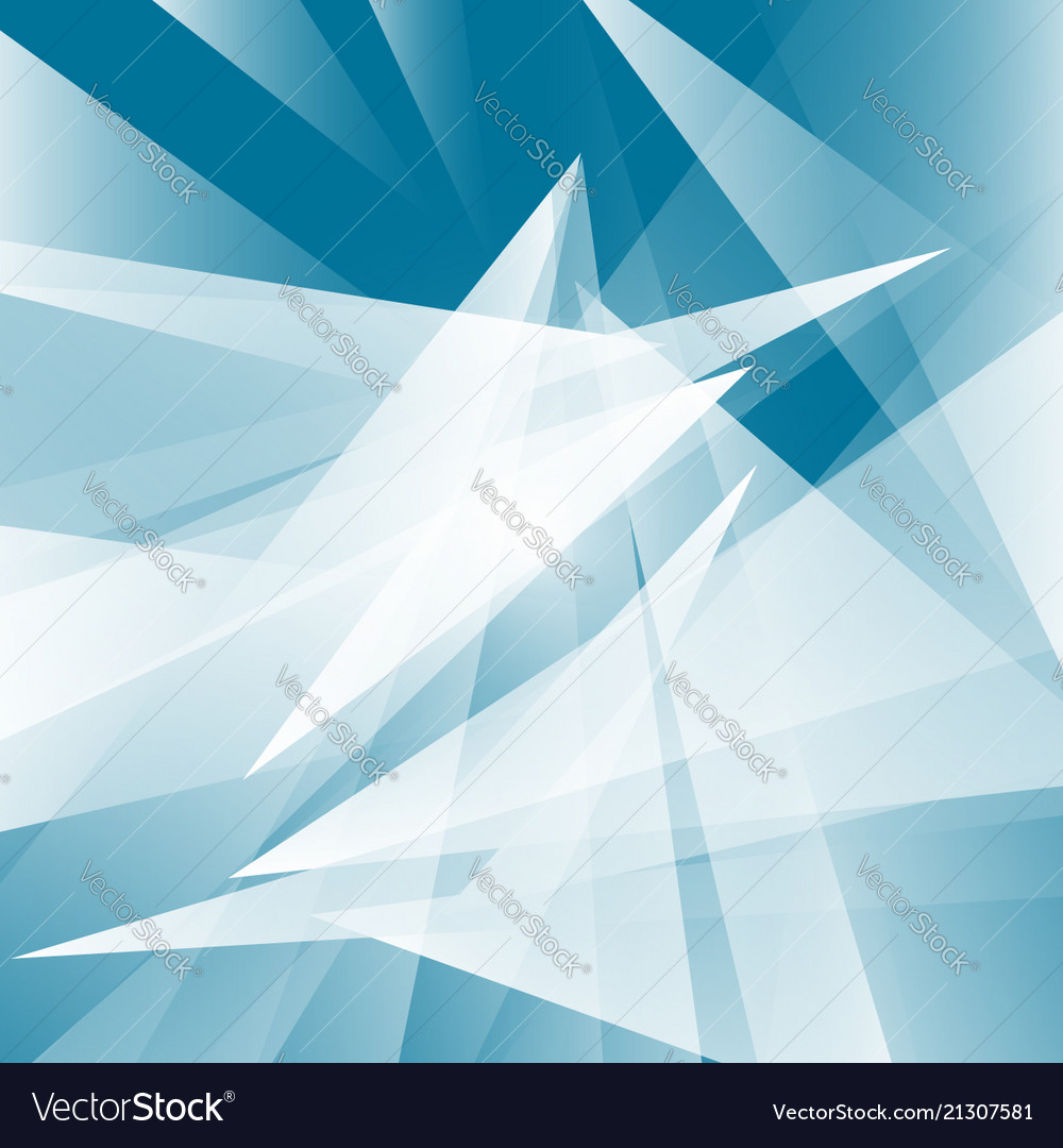 Blue color geometric triangle shape abstract vector image Blue color geometric triangle shape abstract