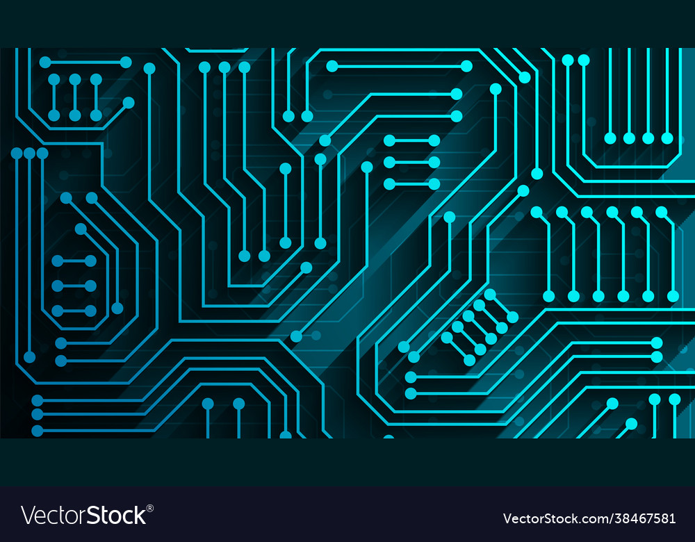 Circuit technology background with hi-tech
