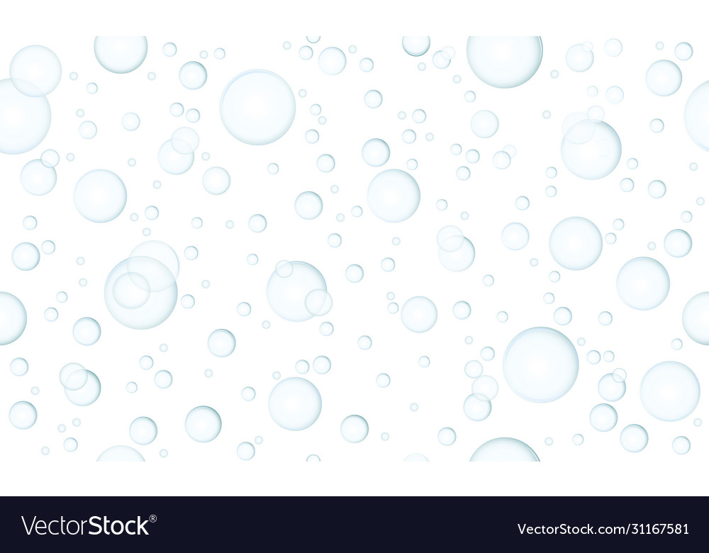 Delicate repeat background pattern blue bubbles vector image Delicate repeat background pattern blue bubbles