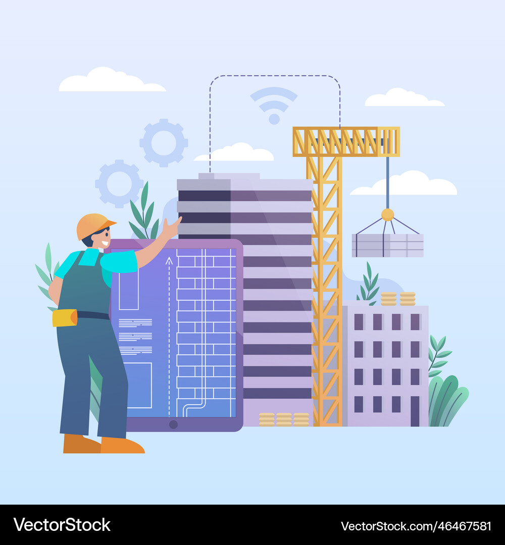 Gradient bim Royalty Free Vector Image - VectorStock