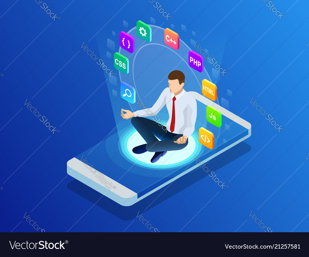 Isometric developing programming and coding